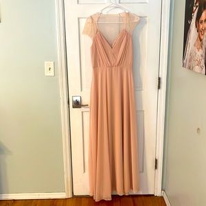 Lovely light pink ASOS formal dress. Size 6.